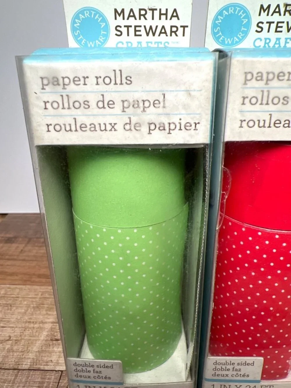 4 Pkg Martha Stewart Crafts Double-Sided Paper Rolls 1